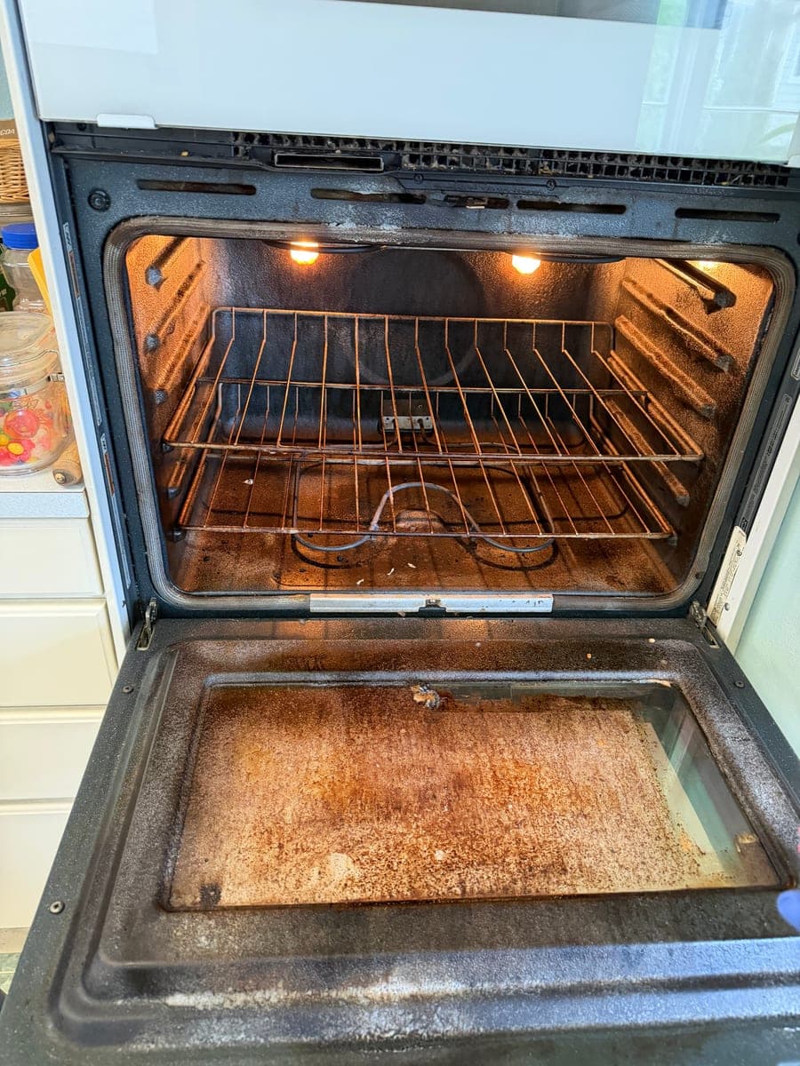 Oven Interior Reset - Before