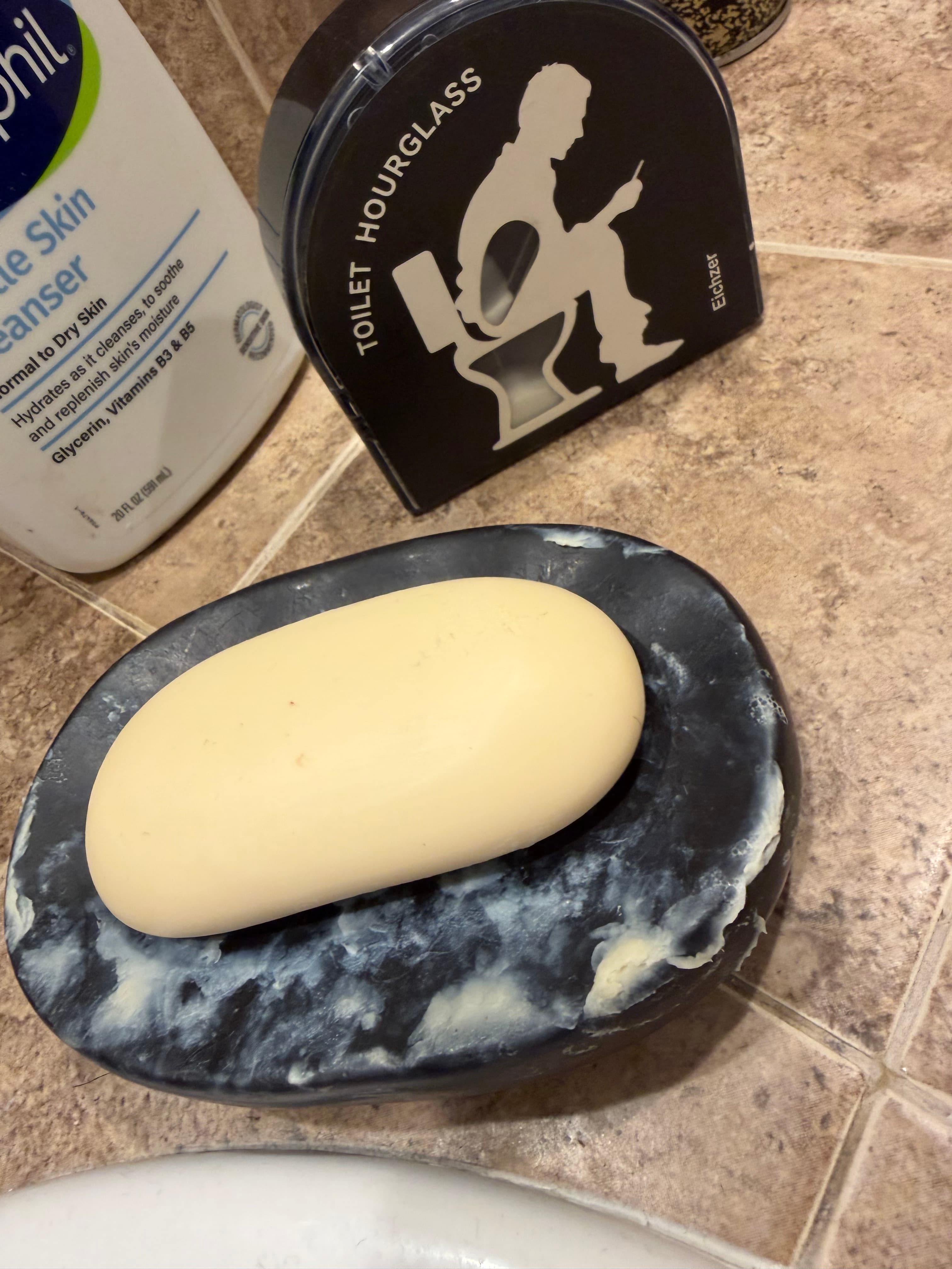 Soap Dish Scrub - Before