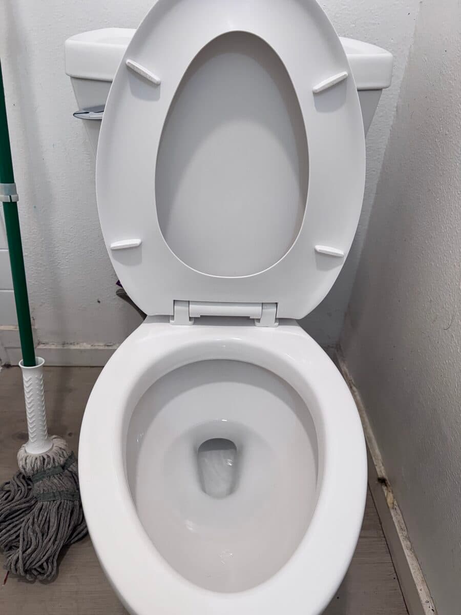 Sparkling Clean Toilet